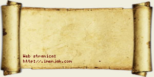 Anja Bjelić vizit kartica